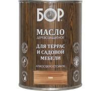 Фото масло деревозащитное для террас и садовой мебели тик (бан. 0,64кг)