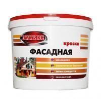 Фото краска акриловая  эммикс фасадная белая (бан.3кг)