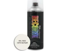 Фото аэрозольная эмаль ral professional decorix, 520 мл, серо-белый, ral 9002